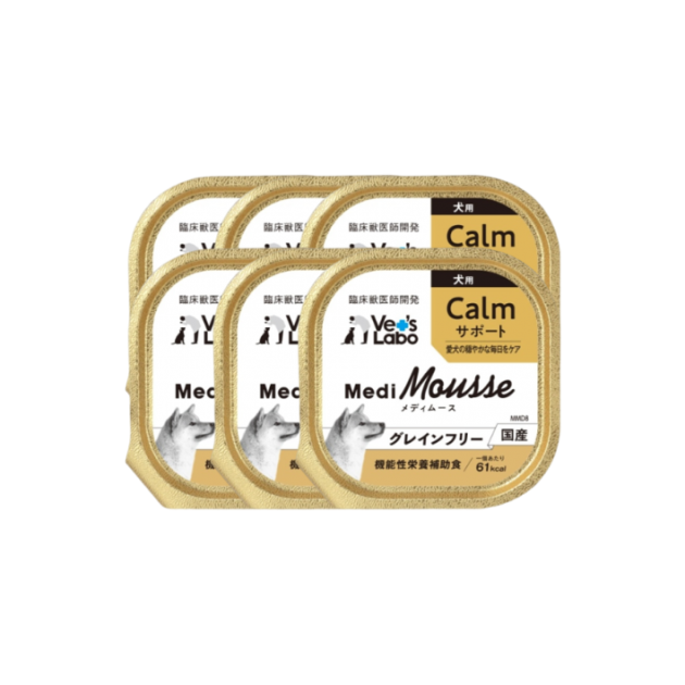 Medi無榖慕斯機能盒餐 犬用情緒保健 - (一組6盒)