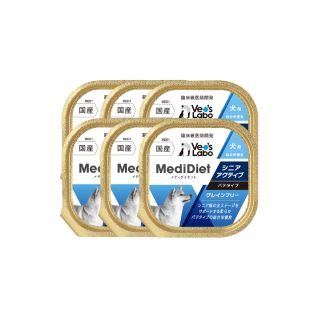 Medi無榖低敏主食盒餐 犬用 7+樂活 - (一組6盒)