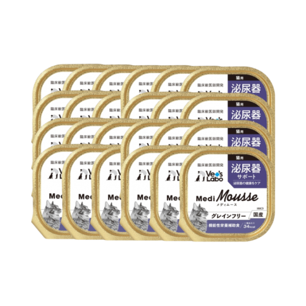 Medi無榖慕斯機能盒餐 貓用泌尿保健 - (一箱24盒)