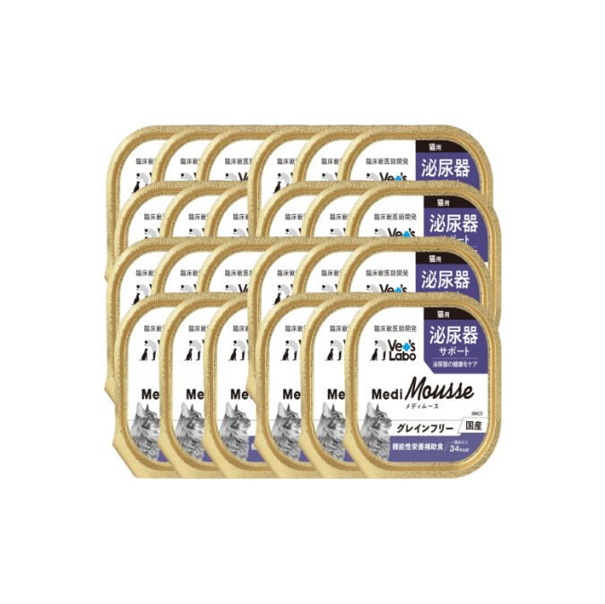 Medi無榖慕斯機能盒餐 貓用泌尿保健 - (一箱24盒)