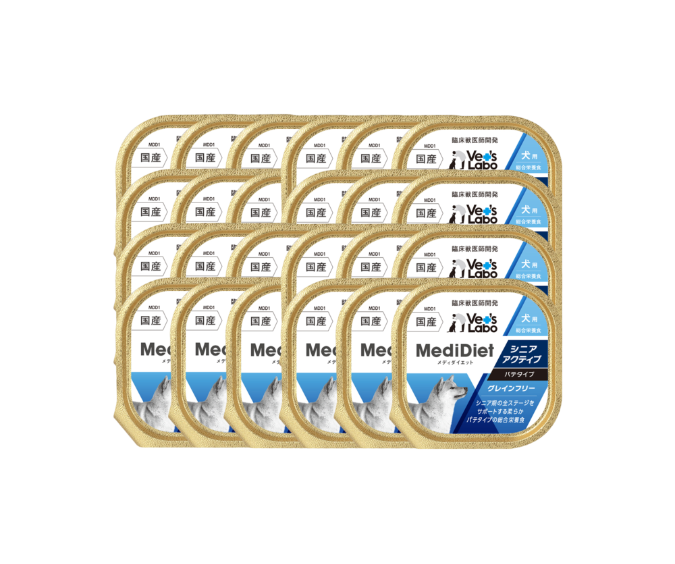 Medi無榖低敏主食盒餐 犬用 7+樂活 - (一箱24盒)