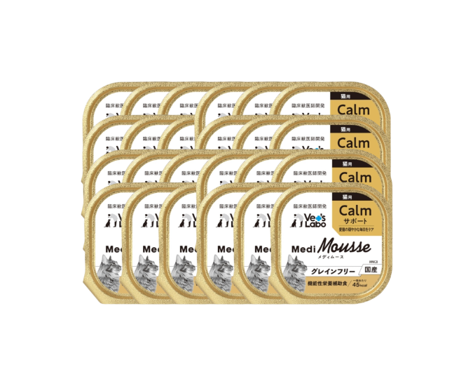 Medi無榖慕斯機能盒餐 貓用情緒保健 - (一箱24盒)